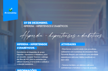 Grupo Hiperdia promove Encontro Especial de Saúde e Bem-Estar em Arvorezinha.